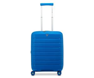 Roncato B-Flying Move 4 Rollen Kabinentrolley 55 cm mit Dehnfalte blau