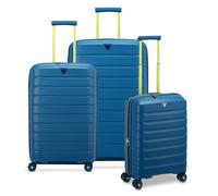 Roncato B-Flying 4 Rollen Kofferset 3-teilig mit Dehnfalte blu laguna (TAS028495) petrol