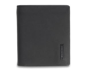 Roncato Detroit Geldbörse RFID Schutz Leder 9 cm schwarz