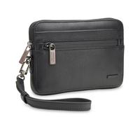 Roncato Detroit Herrentasche Leder 20 cm schwarz