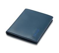 Roncato Detroit Geldbörse RFID Schutz Leder 8 cm blau