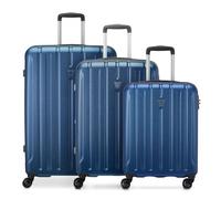 Roncato Kinetic 2.0 4 Rollen Kofferset 3-teilig mit Dehnfalte blu (TAS038341) blau