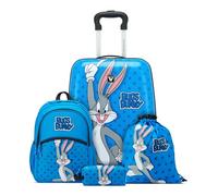 Roncato Looney Tunes DLX Kofferset (Kabinen, Kind Rucksack) - Bugs Bunny