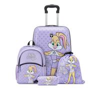 Roncato Looney Tunes DLX Kofferset (Kabinen, Kind Rucksack) - Lola Bunny