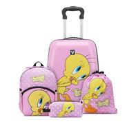 Roncato Looney Tunes DLX Kofferset (Kabinen, Kind Rucksack) - Tweety