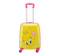 Roncato Looney Tunes Kids - 4-Rollen-Kindertrolley 44 cm (Tweety Giallo)