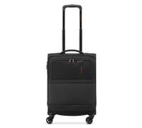Roncato Metropolitan 4 Rollen Kabinentrolley 55 cm mit Dehnfalte schwarz