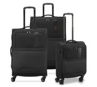 Roncato Metropolitan 4 Rollen Kofferset 3-teilig mit Dehnfalte schwarz