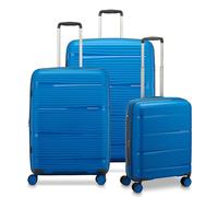 Roncato R-LITE Kofferset (Großer, Mittelgroßer, Kabinen) Cobalt Blue