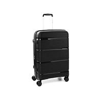 Roncato R-LITE Mittelgroßer Koffer 66 cm Erweiterbar - Schwarz