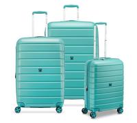 Roncato Relife 4 Rollen Kofferset 3-teilig mit Dehnfalte grün