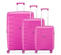 Roncato Skyline 2.0 4 Rollen Kofferset 3-teilig mit Dehnfalte pink