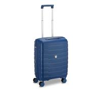Roncato Skyline 2.0 4 Rollen Kabinentrolley 55 cm mit Dehnfalte blau