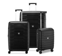 Roncato Skyline 2.0 4 Rollen Kofferset 3-teilig mit Dehnfalte nero (TAS017473) schwarz