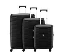 Roncato Skyline 2.0 Neon 4 Rollen Kofferset 3-teilig schwarz