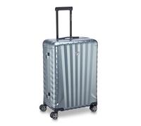 Roncato Uno Aluminium 4 Rollen Trolley 68 cm silberfarben