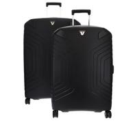 Roncato Ypsilon 4 Rollen Kofferset 2-teilig mit Dehnfalte schwarz (TAS016753) schwarz