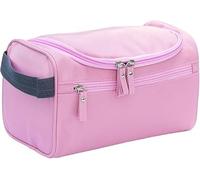 Rongchenghao Uni Kulturbeutel zum Aufhängen, Reise-Kulturbeutel, Kosmetik- und Make-up-Tasche, Aufbewahrungstasche, geeignet für Reiseutensilien, mit Griff, rose, Modern
