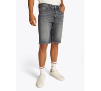 Tommy Jeans Herren Jeans Shorts Ronnie Wide Leg, Schwarz (Denim Black), 30W