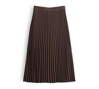 OPUS Damen Midirock | Ronti Retro Plisseerock mit Komfortbund Coffee Bean, 40