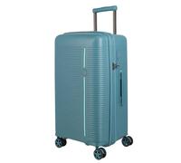 Travelite 4-Rad Hartschalenkoffer mittelgroß 74 Liter, Trunk Koffer, Gepäck Serie Roomer: Hartschalen Trolley mit Dehnfalte + TSA Kombinationsschloss, 66 cm (kein Sperrgepäck)