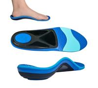 RooRuns Strapazierfähige Einlegesohlen für Plantarfasziitis, für Herren und Damen, orthopädische Einlagen, Schuh für Plattfüße, Fersensporn, hohe Bögen, Überpronation, Metatarsalgie,