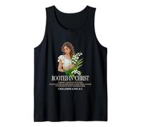 Rooted In Christ Lovely Lady & Lilly Christian Bibelvers Tank Top