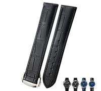 RORFFK 21 mm 20 mm 22 mm Rindsleder-Uhrenarmband für Omega Seamaster 300 Speedmaster-Uhrenarmbänder