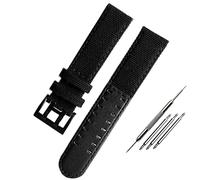 RORFFK Das Canvas-Lederarmband ist geeignet für Hamilton Khaki Field Watch H68201993 H7060596. Für Seiko-Armband mit 20 mm und 22 mm Schnalle, 20mm, Azetat, Kein Edelstein