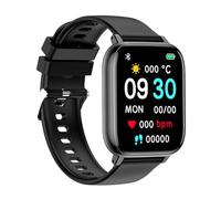 rorios 1,77" HD Smartwatch für Damen Herren Bluetooth Anruf SMS Benachrichtigungen für Eingehende Anrufe Fitnessuhr mit Herzfrequenzmesser GPS Mehrere Sportmodi Schwarz