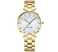 rorios Damen Armbanduhren Edelstahl Damenuhr Armbanduhren für Frauen Damenuhr