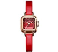 rorios Damen Klassisch Rechteck Uhr Wasserdicht Analog Quarz Uhr Retro Chiffres Romains Damenuhr Einfachheit Edelstahl Armband Uhr für Frauen