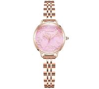 rorios Damen Uhr Analog Quarz Armbanduhr mit Roségold Edelstahlarmband Leuchtend Mode Damenuhr Wasserdicht Elegant Uhr für Damen