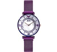 rorios Damen Uhr Armbanduhr Damen Diamant Dial Armbanduhren für Damen Mesh Armbanduhr Women Watch Armbanduhren Frauen