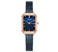 rorios Damen Uhren Analog Quarz Armband Uhren Mode Quadrat Zifferblatt Minimalistisch Mesh Bracelets Mode Mädchen Armbanduhr