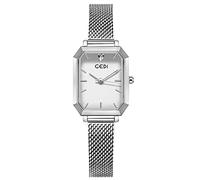 rorios Damen Uhren Analog Quarz Armband Uhren Mode Quadrat Zifferblatt Minimalistisch Mesh Bracelets Mode Mädchen Armbanduhr