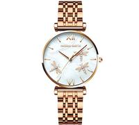 rorios Damen Uhren Analog Quarz Armbanduhr Edelstahlarmband Wasserdicht Business Uhr Elegant Kleid Uhren für Frauen Mädchen