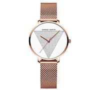 rorios Damen Uhren Analog Quarz Armbanduhren Minimalistisch Simple Zifferblatt Mesh Band Mode Mädchen Armbanduhr
