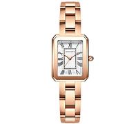 rorios Damen Uhren wasserdichte Analog Quarz Armbanduhr mit Edelstahlarmband Mode Quadrat Damenuhr Elengate Kleid Uhr für Mädchen Frauen