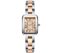 rorios Damen Uhren wasserdichte Analog Quarz Armbanduhr mit Edelstahlarmband Mode Quadrat Damenuhr Elengate Kleid Uhr für Mädchen Frauen