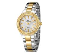 rorios Damen Uhren wasserdichte Analog Quarz Armbanduhr mit Edelstahlarmband Mode Strass Armbanduhr für Mädchen Frauen