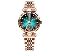 rorios Damenuhr Analog Quarz Uhr mit Edelstahlband Mode Diamant Frauen Uhren Wasserdicht Armbanduhren für Frauen Mädchen