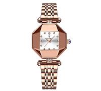 rorios Damenuhr Analog Quarz Uhr Mode Frauen Strass Dial Uhren Wasserdicht Armbanduhren für Mädchen Frauen