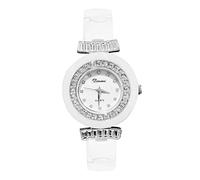 rorios Damenuhren Analog Quarz Uhr mit Keramik Armband Mode Diamanten Frauen Uhr wasserdichte Uhr für Damen Frauen