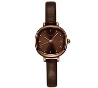 rorios Damenuhren Analog Quarz Uhr mit Leder Armband Quadrat Zifferblatt Uhren Mode wasserdichte Armbanduhr für Frauen