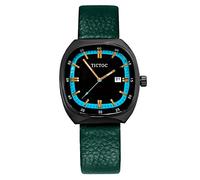 rorios Damenuhren Quadrat Uhren Analog Quarz Uhr mit Lederarmband Mode Kleid Armbanduhr für Damen Mädchen Frauen