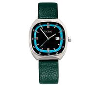 rorios Damenuhren Quadrat Uhren Analog Quarz Uhr mit Lederarmband Mode Kleid Armbanduhr für Damen Mädchen Frauen