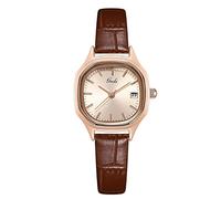 rorios Damenuhren Quadrat Zifferblatt Uhren mit Leder Armband Analog Quarz Uhr Mode wasserdichte Armbanduhr für Frauen