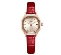 rorios Damenuhren Quadrat Zifferblatt Uhren mit Leder Armband Analog Quarz Uhr Mode wasserdichte Armbanduhr für Frauen