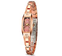 rorios Elegant Damen Armbanduhren Analog Quarzuhr Armband Tungsten Stahlband wasserdichte Armbanduhr